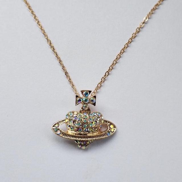 Classic Cross Heart Annulus Necklace Pi-Mart