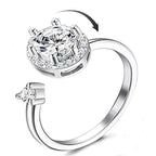 Rotating Four-Leaf Ring - SJB-DIAMOND ELITES