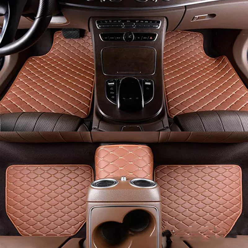 Universal Right Rudder Foot Pad Leather Quilted Embroidered Full Surround Pi-Mart