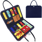 New Busy Book Children's Busy Board Dressing And Buttoning Learning Baby Early Education Preschool Sensory Learning Toy Pi-Mart