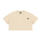 Loki & Ivy Women's Mineral Wash Cotton Crop T-Shirt