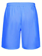 Men's Outfit, Solid Casual Crew Neck Short Sleeve T-Shirt & Drawstring Shorts 2-piece Set For Summer Outdoor Activities Lootquake LLC