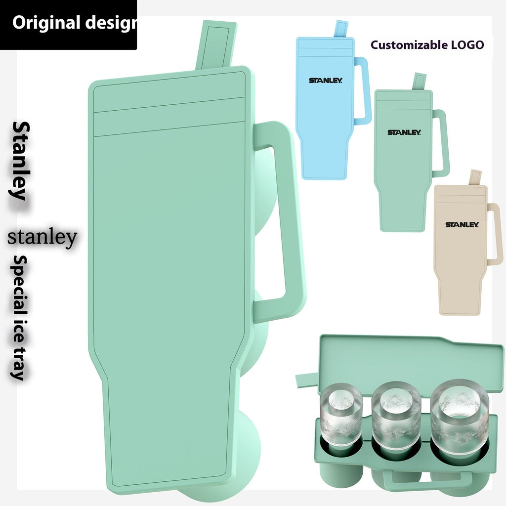 Silicone Ice Tray Ice Cube Mold Large Capacity Easily Removable Mold Kitchen Gadget Pi-Mart