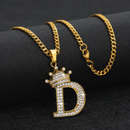 Zircon Alphabet Necklace - SJB-DIAMOND ELITES