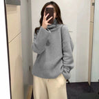 New High Neck Thick Sweater Women Pi-Mart