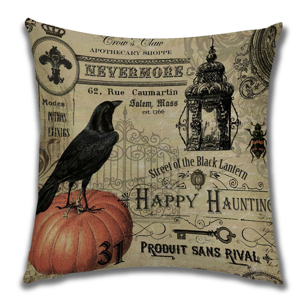 Cartoon Pumpkin Castle Sofa Cushion Cushion Pillowcase Pi-Mart