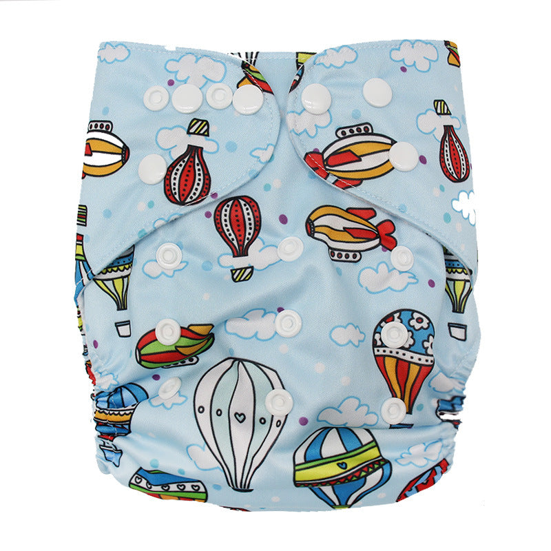Washable Cloth Diapers Baby Waterproof Adjustable breathable Pi-Mart