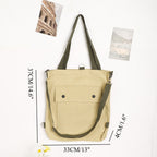 Nylon Crossbody Bag, Lightweight Underarm Bag, Simple Shoulder Canvas Bag,