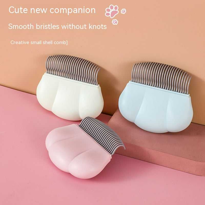 Dog Grooming Comb Comfortable Pet Small Lice Flea Combs Universal Shedding Brush Shell Comb Removes Tangles For Dogs Rabbit Pets Products Pi-Mart