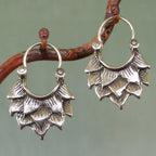 Simple Geometric Gypsy Curved Metal Ear Ring Pi-Mart