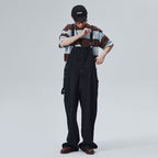 Jumpsuit Suspender Men's Business Shirt Wide Leg Pants Lootquake LLC
