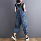 Elegant Women's Summer Loose Wide Leg Denim Pants
