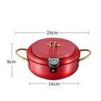 Stainless Steel Telescopic Folding Basket Frying Basket French Fries Degreasing Kitchen Tool Pi-Mart