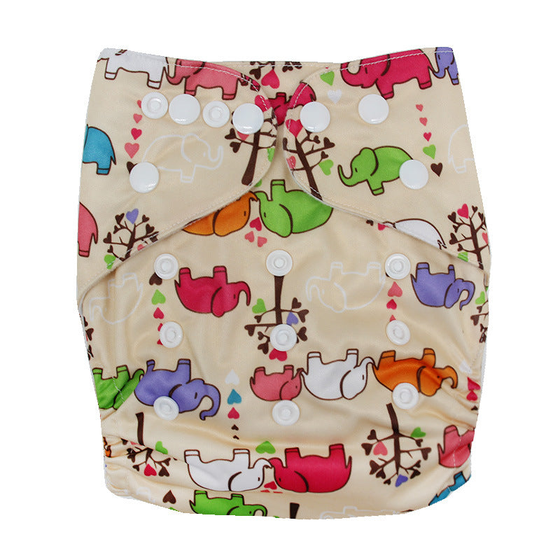 Washable Cloth Diapers Baby Waterproof Adjustable breathable Pi-Mart
