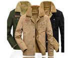 Thick Military Collar Winter Jacket Coat Pi-Mart
