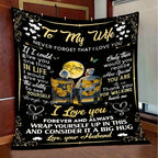 1pc Husband Gifts For Wife Blanket Soft Flannel Sofa Blanket TV Blanket For Home Decor Lootquake LLC
