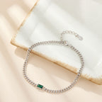 Silver Personality Chain Bracelet Refined Stylish And Versatile