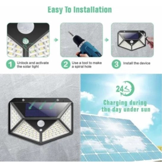 Solar Lamp With Motion Detector - SJB-DIAMOND ELITES