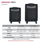 Oxford Cloth Suitcase - SJB-DIAMOND ELITES
