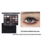Cahill Dark Goth Eye Shadow Plate Multi-purpose Shimmer Matte Per Plate Pi-Mart