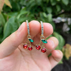 Cute Acrylic Gummy Bear Dangle Earrings Pi-Mart