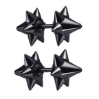 Small Black Punk Stud Earrings Pi-Mart