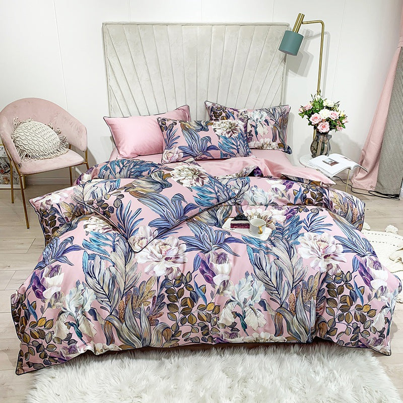 Cotton Digital Printing Bed Sheet Quilt Cover Set Pi-Mart