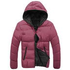 Autumn and winter men's cotton jacket hooded
