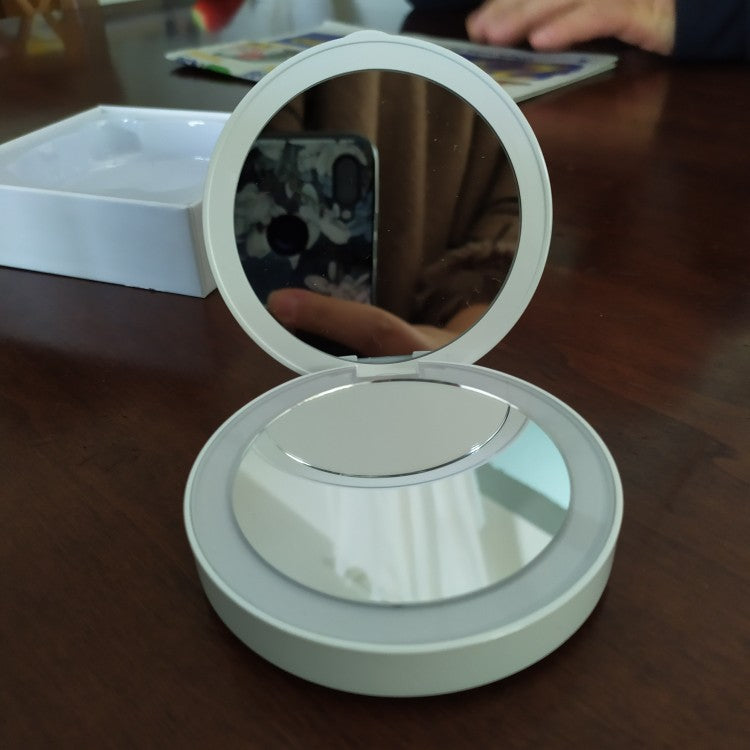 Charging Treasure Makeup Mirror With Light - SJB-DIAMOND ELITES