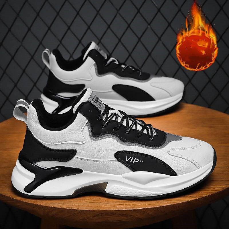 Fashion Black White Sneakers Casual Outdoor Lightweight Breathable Sports Shoes For Men Pi-Mart