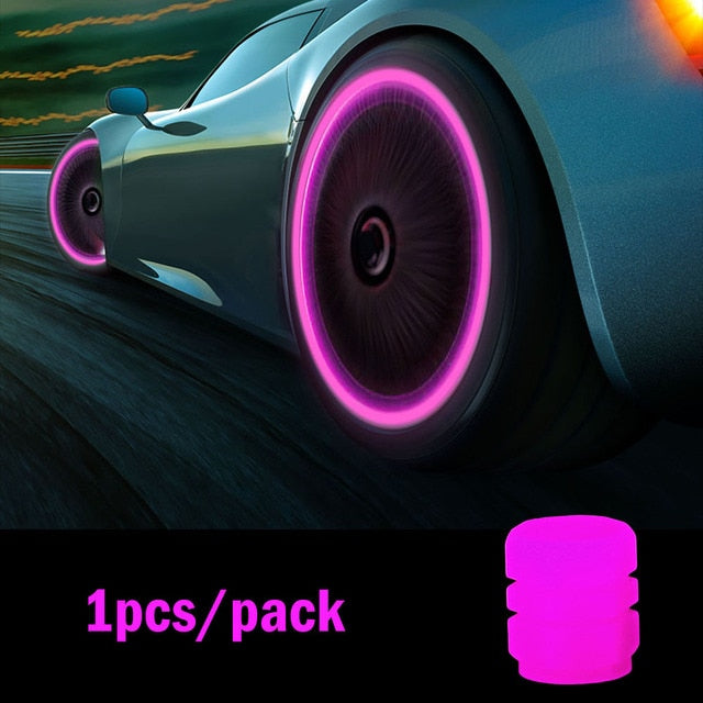 Fluorescent Night Glowing Valve Caps - SJB-DIAMOND ELITES