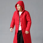 Ethnic Style Cotton Linen Hooded Thick Jacket Pi-Mart