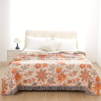 1pc Cotton Embroidered Tassel Blanket Bohemian Style Pattern Nap Cover Quilt Sofa Blanket Bed Sheet Bed Blanket