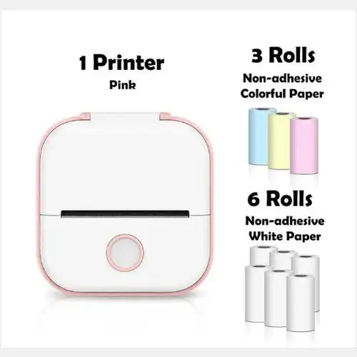 Portable Mini Printer for Students and Hobbyists, Bluetooth Thermal Label Printer - SJB-DIAMOND ELITES