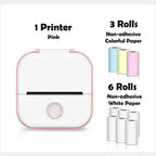 Portable Mini Printer for Students and Hobbyists, Bluetooth Thermal Label Printer - SJB-DIAMOND ELITES