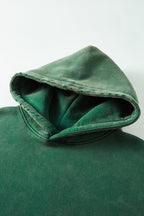 Women's Loose Retro Fleece Hooded Sweatshirt Pi-Mart