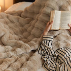 1pc Soft and Cozy Plush Blanket for Travel, Sofa, Bed, and Home Decor - Perfect Gift for Family and Friends