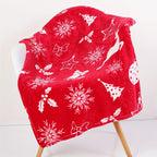1pc Christmas Plush Bed Blanket, Soft Comfortable Blanket For Sofa Office Bed Camping Travelling Christmas Gift Lootquake LLC