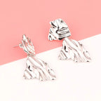 European And American Fashion Exaggerated Irregular Earrings Simple Geometric Female Vintage Earrings