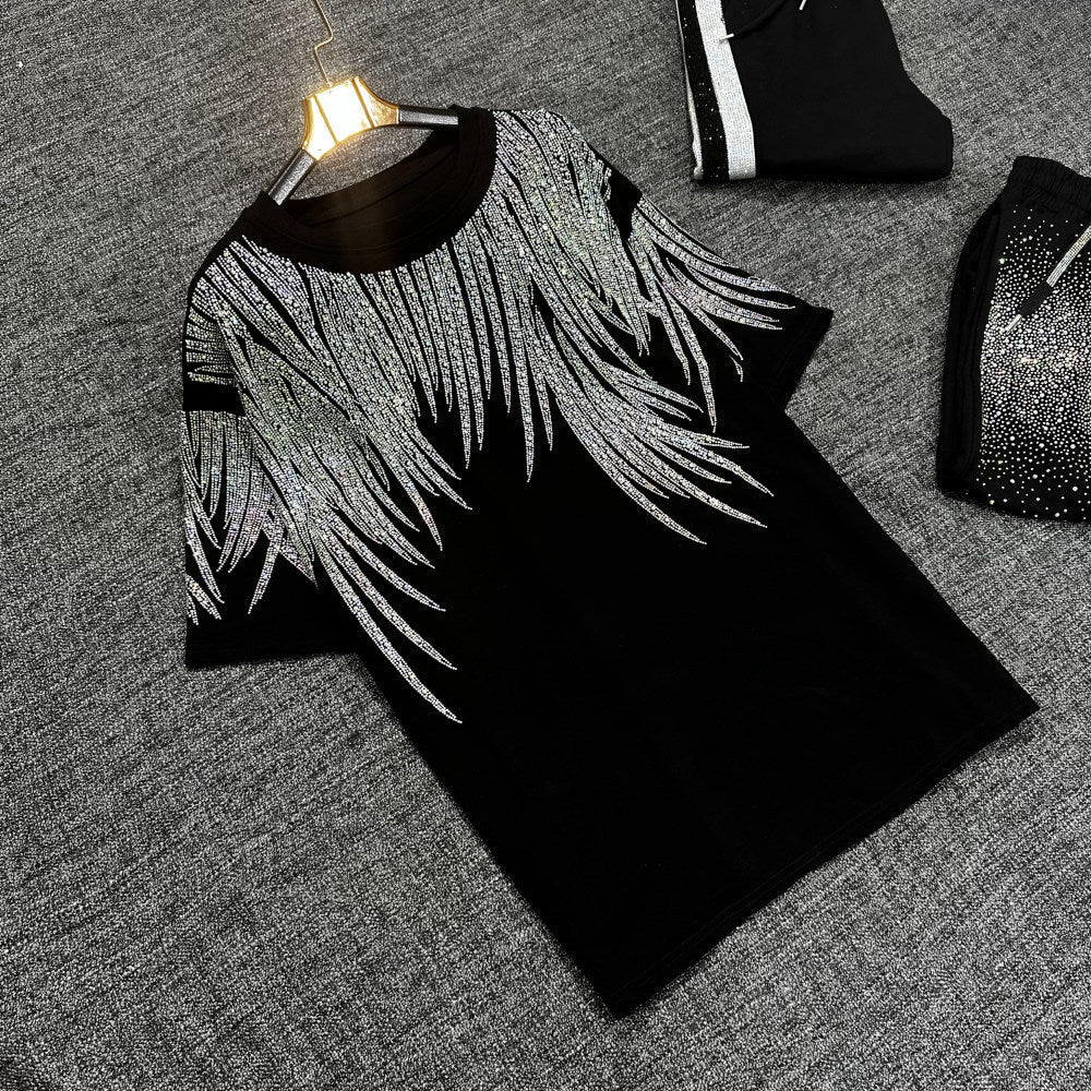 Men's And Women's Heavy Duty Fashion Set With Diamonds