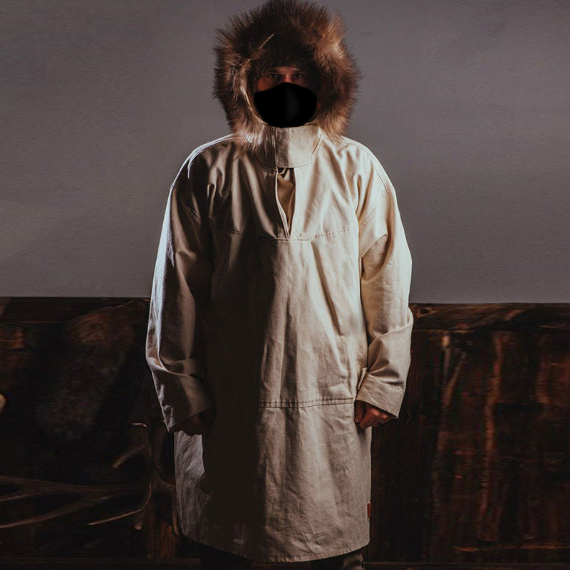Casual Thick Coat Solid Color