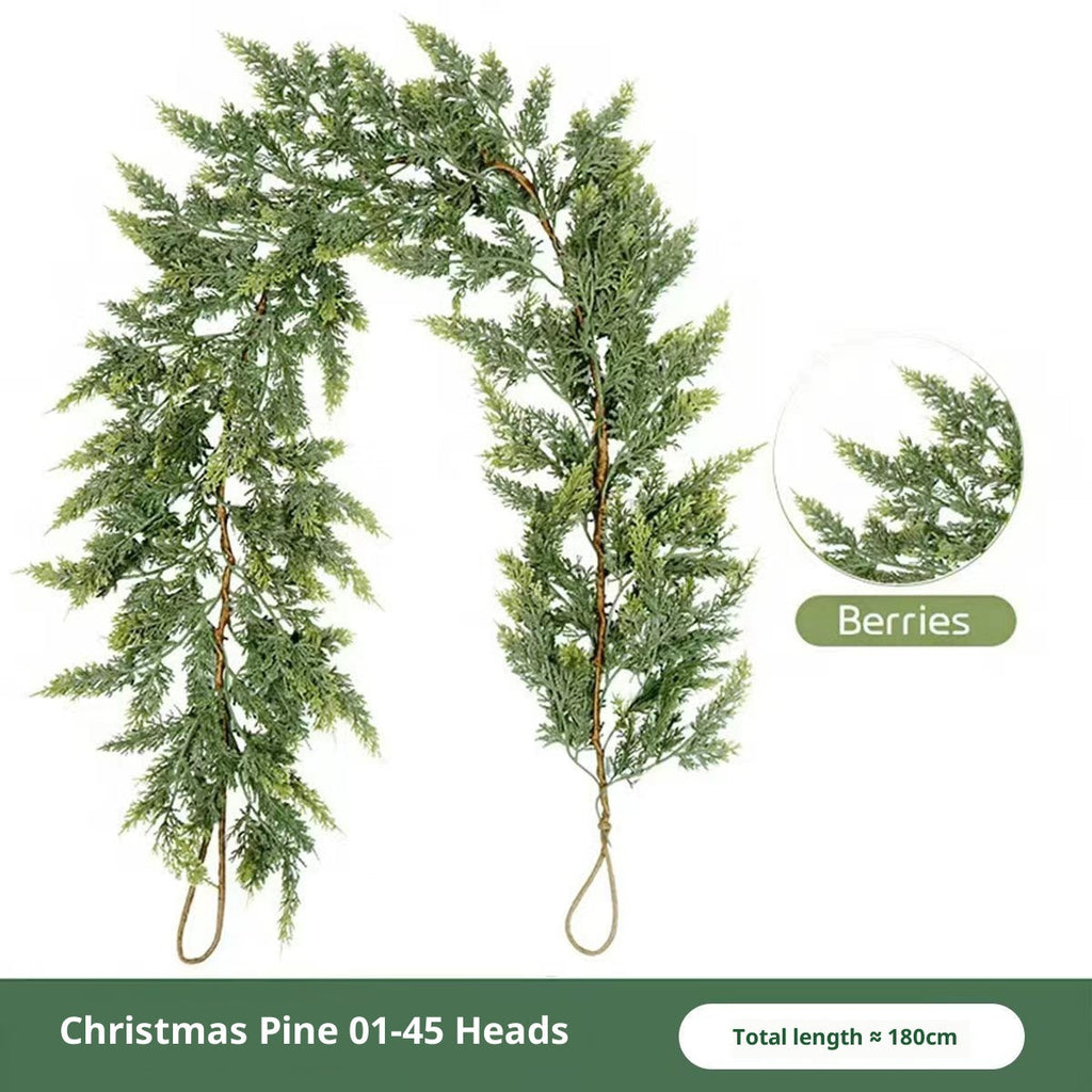 Thickened Cedar Rattan Decorations Christmas Pine And Cypress Rattan Pi-Mart