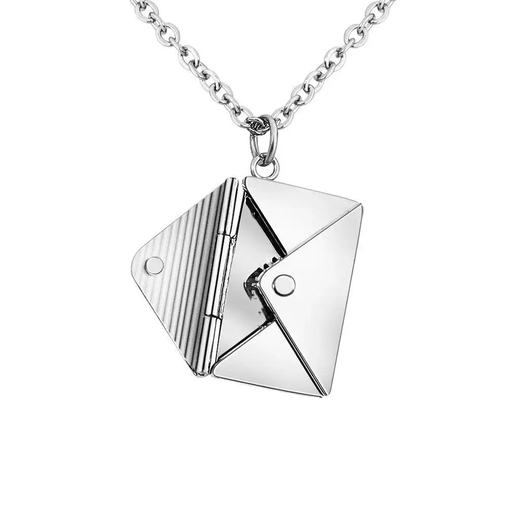 Fashion Jewelry Envelop Necklace Women Lover Letter Pendant Best Gifts For Girlfriend Lootquake LLC