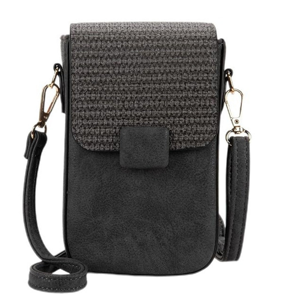 Women's Bag Casual Vertical Women's Mobile Phone Bag Straw Mini Shoulder Bag Fashion Crossbody Bag - SJB-DIAMOND ELITES