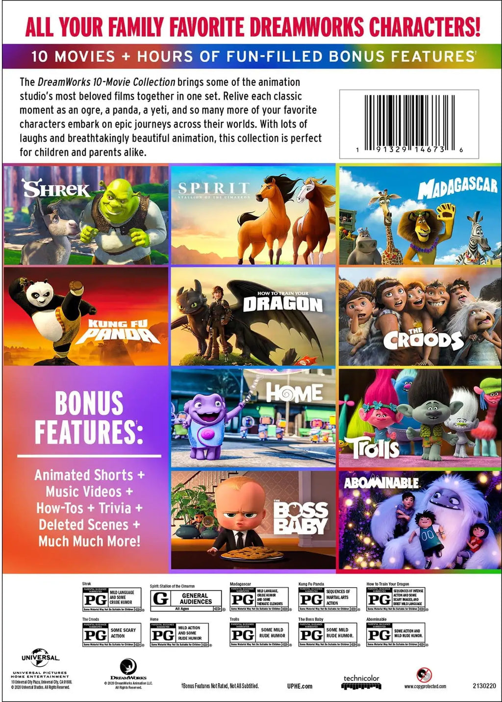 Dreamworks 10-Movie Collection (DVD)