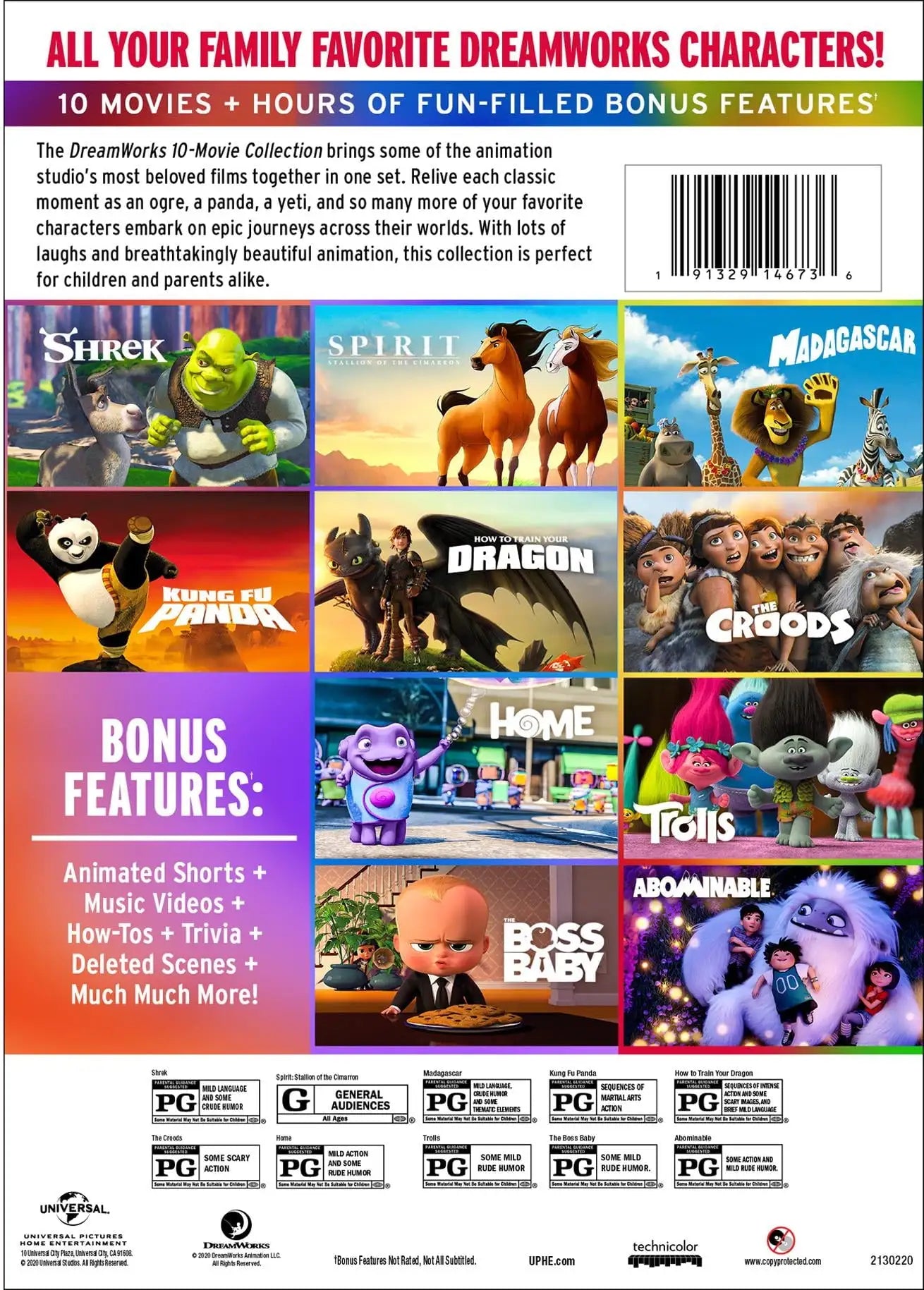 Dreamworks 10-Movie Collection (DVD)