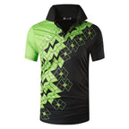 Men's Sports T-shirt Polo Shirt Short Sleeve Red Shirt Golf Tennis Pi-Mart