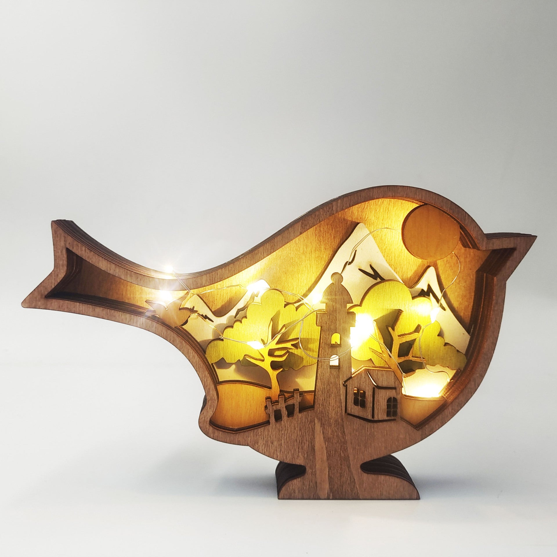 Wooden Crafts Decoration Creative Home Decoration Pi-Mart