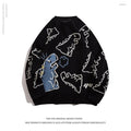 O-Neck Dinosaur Sweater Pi-Mart