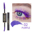 Double-headed Color Mascara Thick Curl More Than Waterproof Not Smudge White Eyebrow Dyeing Pi-Mart